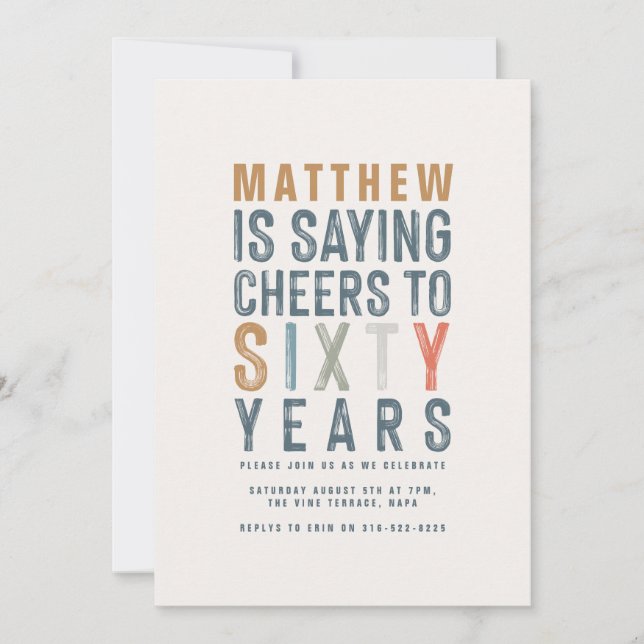 60:e klassens färgstarka cheers till sextioårsdage (Framsida)