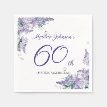 60:e Lilan Blommigt Wisteria Elegant White