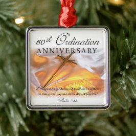 60:e Ordination-årsdagen, Kor Candle Julgransprydnad Metall