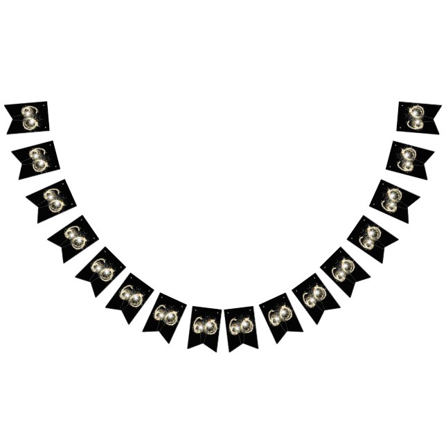 60:e Party-miniatyrbilarna på svart Vimplar (Alla)