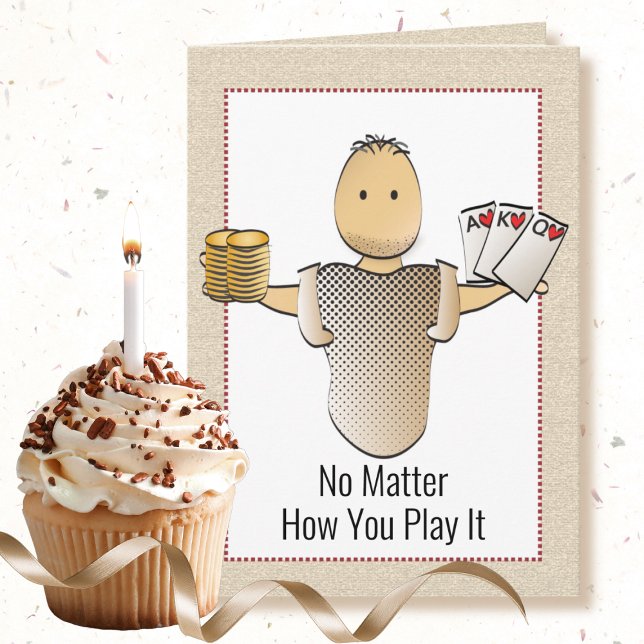 60:e populära Poker-speldagskort för honom Kort (Skapare uppladdad)