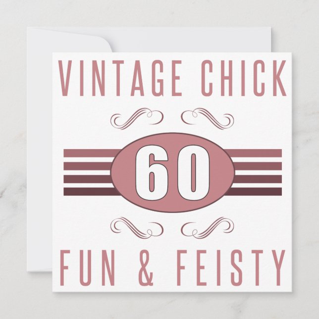 60:e Vintagens Chick Kort (Framsida)