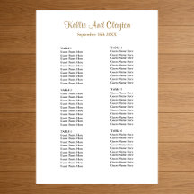 60 enkelt sittdiagram för Bröllop