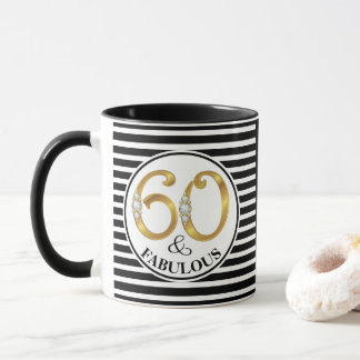 60 & Fabulous Birthday Kopp/Mugg Mugg