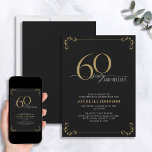 60 & Fabulous Black & Guld Calligraphy Birthday in Inbjudningar<br><div class="desc">Det är din speciella födelsedag, och det är dags att fira! Vill du kasta den bästa basen i stan? Se till att det börjar med det högsta av stil med denna 60-& Fabulous Black & Guld Calligraphy Birthday-inbjudan. Det kommer säkert att ange tonen för ett glamoröst firande. Den här vackra...</div>