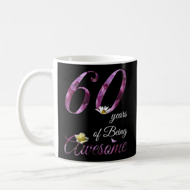 60 Fantastisk Blommigt 1963 60:e Kaffemugg (Vänster)