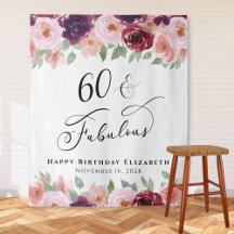 60 fantastisk blomsterakvarell födelsedagsfest