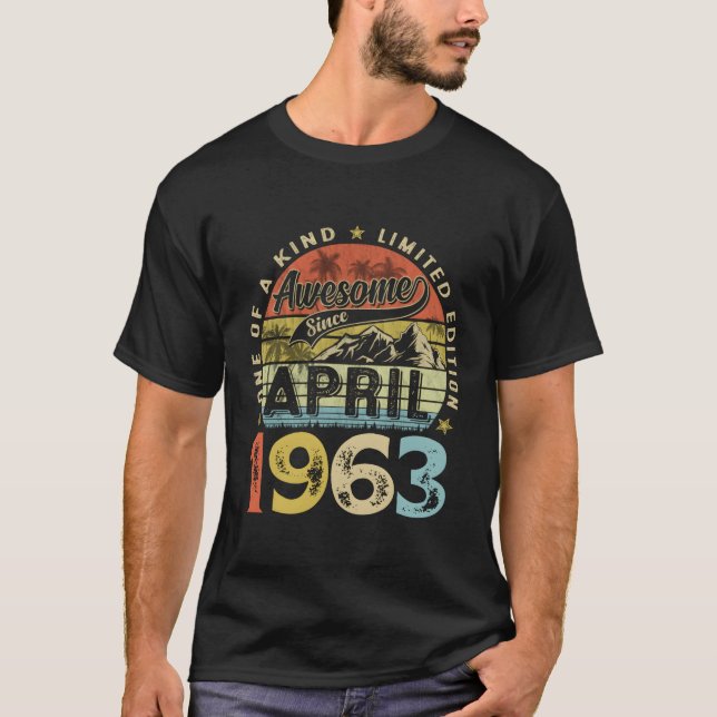 60 Fantastisk sedan april 1963 60 T Shirt (Framsida)
