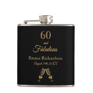 60 fantastiska födelsedag svart guld chic monogram fickplunta