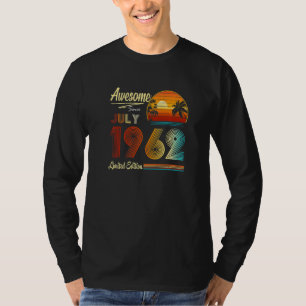 60 Födelsedag 60 år gammal Fantastisk sedan 19 jul T Shirt
