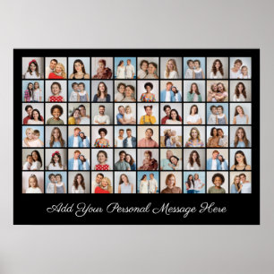 60 Fotokollage Lägg till din egen Hälsning-Poster Poster