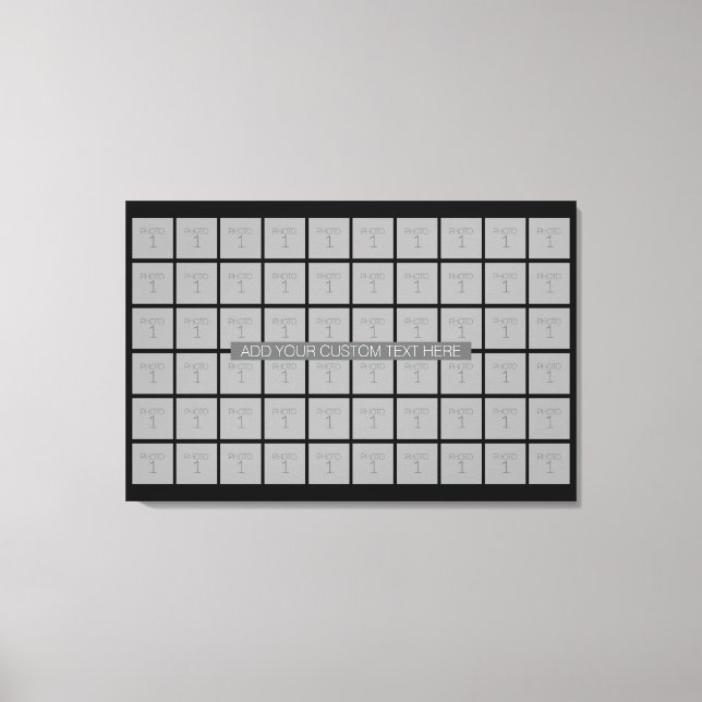 60 Fotomallsamling - Kan redigera Färg Canvastryck (Framsida)