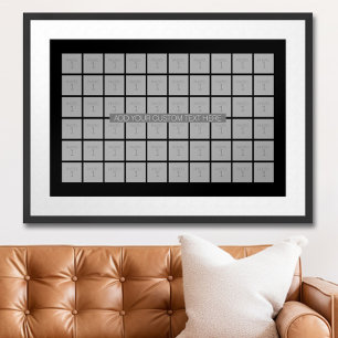 60 Fotomallsamling - Kan redigera Färg Poster