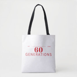 60 generationer av seghet och grace tygkasse