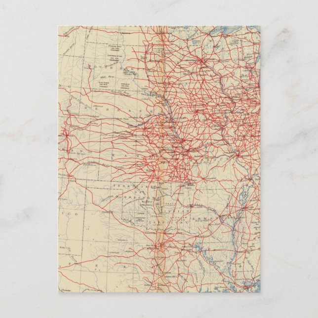 60 Järnvägssystem 1890 Vykort (Framsida)