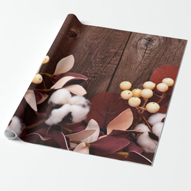 60 lb Avsvällning av Papper rullbomull Gren på Mör Presentpapper (Utrullad)