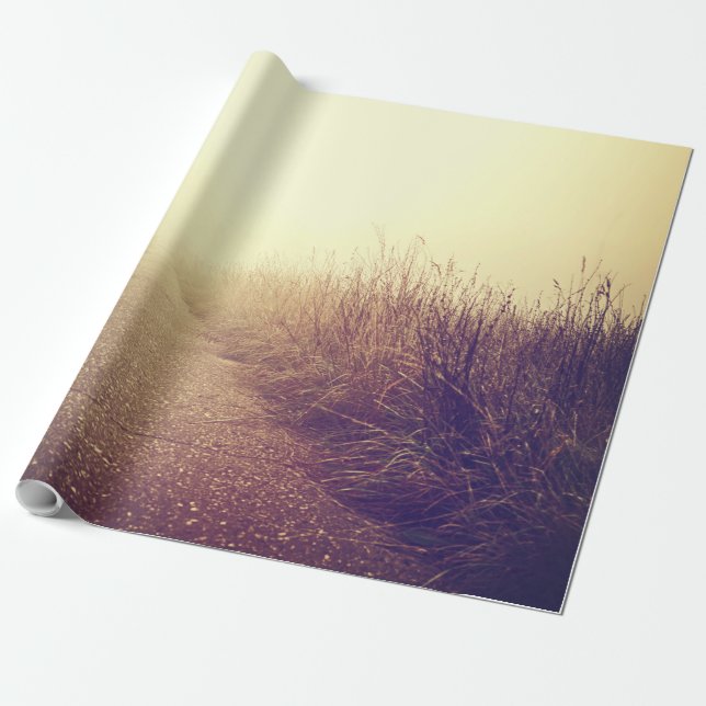 60 lb Wrapping Papper Roll Sunrise Pathway P Presentpapper (Utrullad)