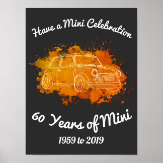 60 Mini 1959-2019 Poster
