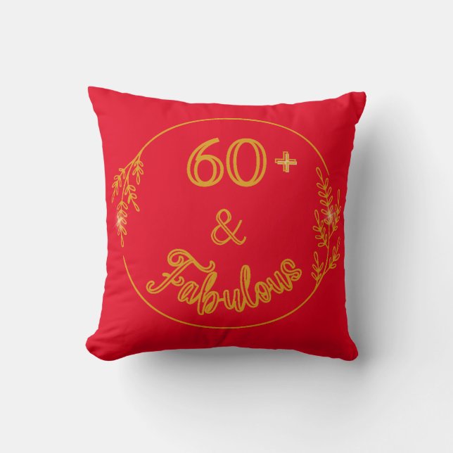60 något och Fabulous Kudde (Framsida)