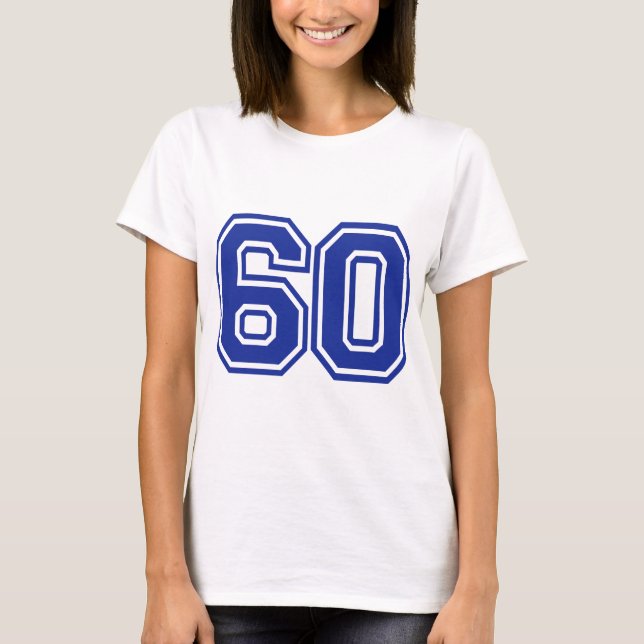 60 - numrera - sextio t-shirt (Framsida)
