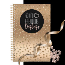 60 och Fabulous Glam Girly Guld Black Rosa