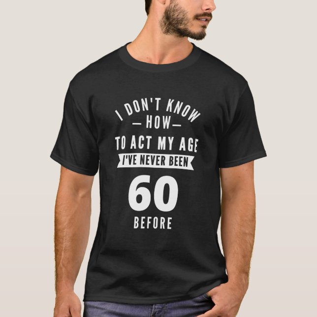 60 och Fabulous/Lycklig 60 Birthday T Shirt (Framsida)