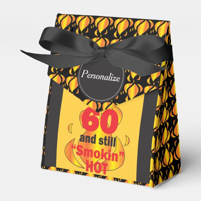 60 och fortfarande rökhet | 60-årsdag presentaskar (Framsidan Sidan)