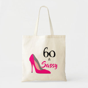 60 och Sassy 60:e födelsedagen Tygkasse