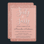 60 och Sassy Birthday Ro Guld  Rosa Glitter Inbjudningar<br><div class="desc">60:e och 60:e Födelsedagsfesten Faux Gnistra och Glitter Ro Guld  Rosa Inbjudningar som är perfekter för Ro Guld eller  Rosa Födelsedagsfest   . Den här 60- och sassy Birthday-inbjudan är en perfekt för en girig sextionde Födelsedagsfest.</div>
