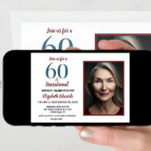 60 och Sensational Birthday Firation