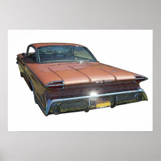 60 OldsMobile BackView Poster