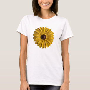 60:s MOD Hippie Gult Daisy Flower Trendig Mode T Shirt
