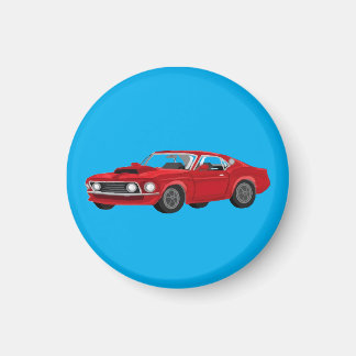 60´s muscle car magnet