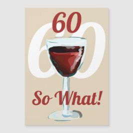 60 Så vad Motiverande Rött Vin 60-årsdag