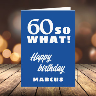 60 så vad Roligt Citat Typografi 60-årsdag Kort
