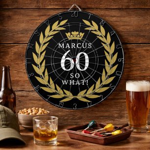 60 Så vad Rollig Lagerkrans Krona 60-årsdag Darttavla