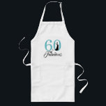 60 sagolik gåva för födelsedagsfest för långt förkläde<br><div class="desc">Fira roterande 60 i stil med detta eleganta 60th födelsedaggåvaförkläde. Ord 60 och sagolikt i turkosblått blänker, och svarten är uppsättningen genom att använda modern typografi. Göra perfekt det 60th födelsedagsfestgåvaförklädet för de åriga sagolika 60na. Om du behöver någon hjälp eller matchaprodukter, behaga kontaktar oss till och med vårt lager....</div>