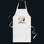 60 sagolik guld- födelsedagsfestgåva för glitter långt förkläde<br><div class="desc">Fira roterande 60 i stil med detta eleganta 60th födelsedaggåvaförkläde. Ord 60 och sagolikt i guld- glitter och svarten är uppsättningen genom att använda modern typografi. Perfekt sextionde födelsedagsfestgåvaförkläde för det sagolika sextio årigt. Om du behöver någon hjälp eller matchaprodukter,  behaga kontaktar oss till och med vårt lager.</div>