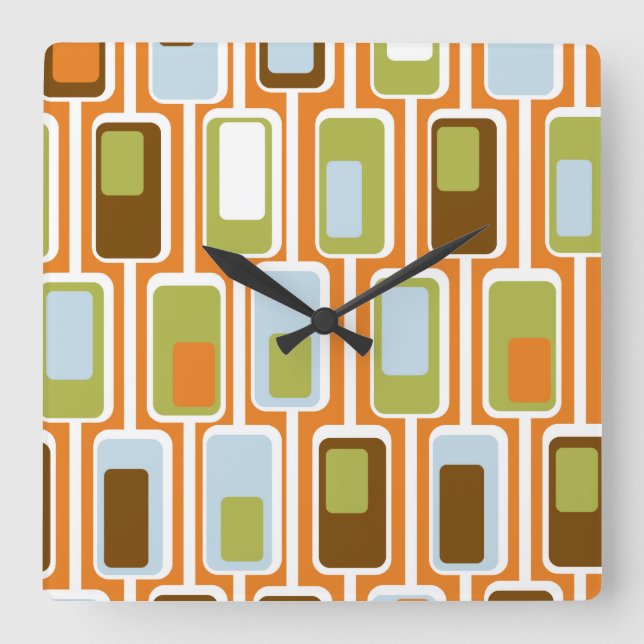 60-tal boxas fyrkantig klocka (Framsida)