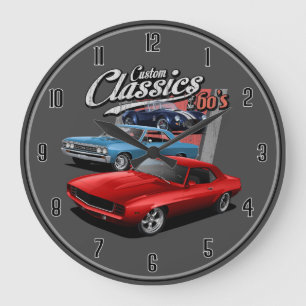 60-tal muskelbilar med stort klick stor klocka