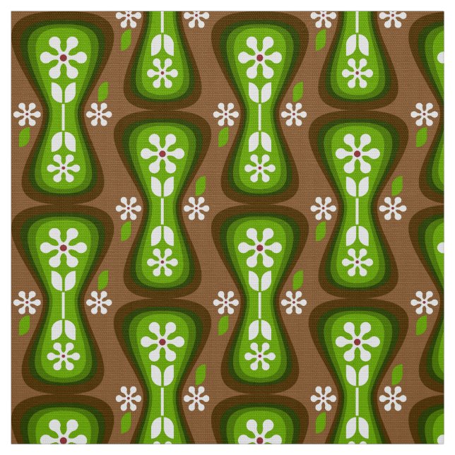 60-talets 70-talsformade tygformade bakväv tyg (Provkarta)