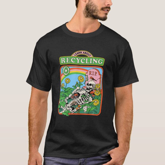 60-talets inspirerade klassiska lärlingar om återv t shirt (Framsida)