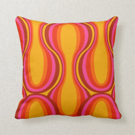 60-talets moderna 60-talets mönster-kudde kudde