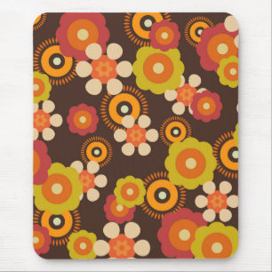 60-talets Retro Flowers Pop Culture Musmatta