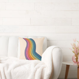 60-talets Retro rand Kudde