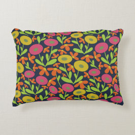 60-talets Retro SommarRosa #2 Prydnadskudde