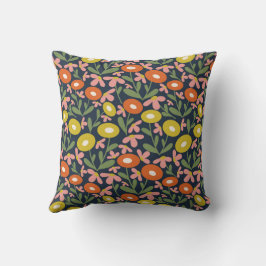 60-talets Retro SommarRosa Kudde