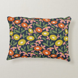 60-talets Retro SommarRosa Prydnadskudde