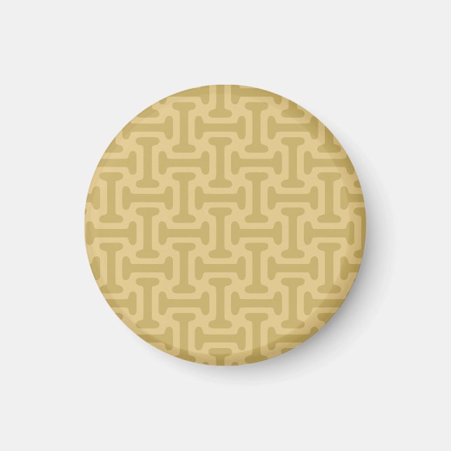 60-tals pappersmönster magnet (Framsidan)