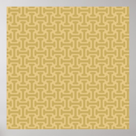 60-tals pappersmönster poster